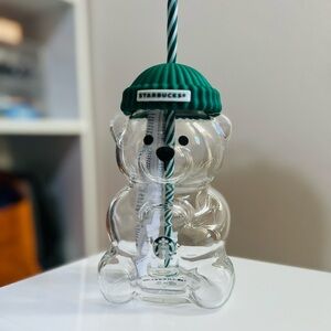 Starbucks Green Lid Bear Tumbler